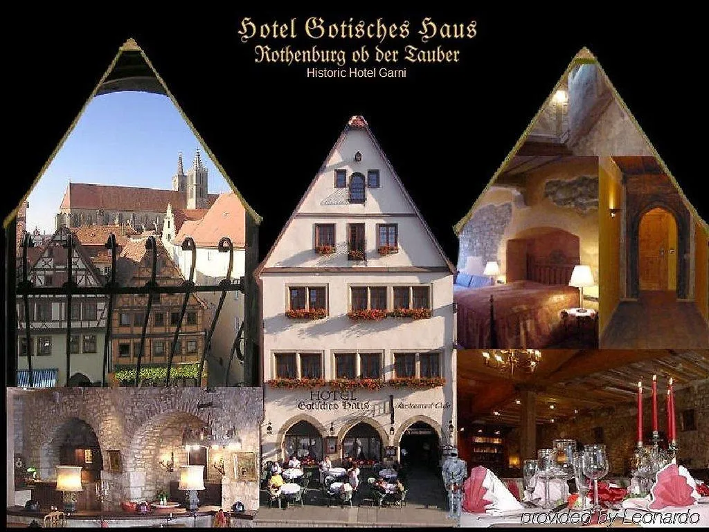 Historik Hotel Gotisches Haus Garni Rothenburg ob der Tauber 4*,