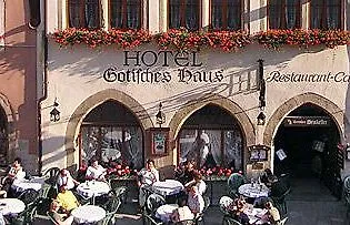 בית הארחה רוטנבורג אוב דר טאובר Historik Hotel Gotisches Haus Garni