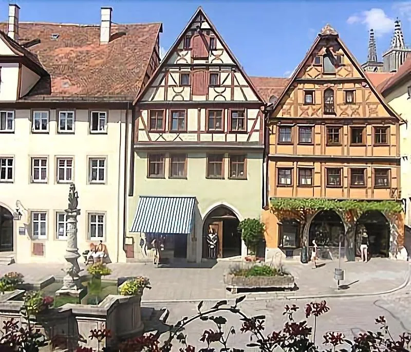 Historik Hotel Gotisches Haus Garni Rothenburg ob der Tauber Almanya